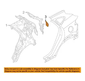71527-d3000 Hyundai Oem 15-21 Tucson Quarter Panel-lower Bracket Right 71527d3000 Fc-40