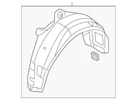 86821-2l100 Hyundai Genuine Splash Shield