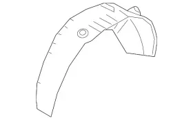 86821-s8ca0 Hyundai Genuine Wheelhouse Liner