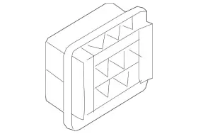 97535-aa000 Hyundai Genuine Quarter Panel Vent