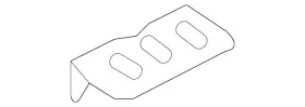 Infiniti 85045jl00a Genuine Rear Body Panel Support Bracket