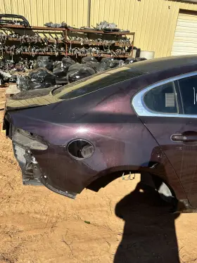 C2z22245 Jaguar 2009-2015 Xf Rear Right Side Quarter Panel Cut Burgundy Chp Oem