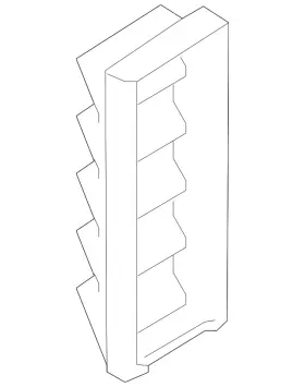 T2h21030 Jaguar Genuine Quarter Panel Vent