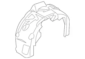 T4a35989 Jaguar Genuine Wheelhouse Liner