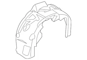T4a35990 Jaguar Genuine Wheelhouse Liner