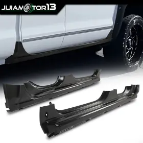 J-02rpa4504abk Jijiamotor13 Fit For Chevy 14-18 Gmc Pickup Silverado Sierra Pair Extended Cab Rocker Panel
