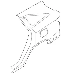 71503-r5c00 Kia Genuine Quarter Panel