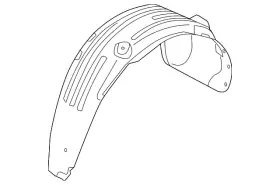 Kia 86821-p2000 Genuine Wheelhouse Liner