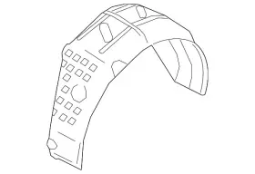 Kia 86822-d4000 Genuine Wheelhouse Liner