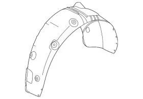 86822-r0000 Kia Genuine Wheelhouse Liner