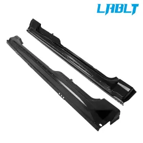 Om347184oc Lablt Rocker Panel Black For Ford F150 Pickup Truck Super/extended Cab 2009-2014