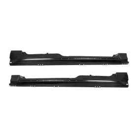Qs617216qr Lablt Rocker Panel For Ford F150 Pickup Truck Super/extended Cab 2009-2014 Black