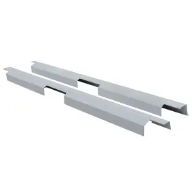 Labwork Law251868 Left And Right Rocker Panel Silver Steel For Toyota Corolla 2003-2008