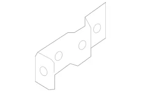 Lr044891 Land-rover Genuine Lower Panel Bracket