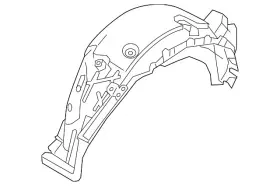 Lr142421 Land-rover Genuine Wheelhouse Liner