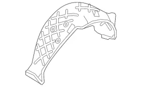 Lr148258 Land-rover Genuine Wheelhouse Liner