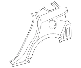 61612-76020 Lexus Genuine Quarter Panel