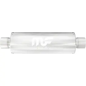 10414 Magnaflow 4in Round 2in C/c Straight-thru Perf Muffler 4x14x4 Body