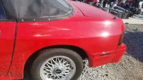 160-58657l Mazda 1990 Rx-7 Fc Convertible Quarter Panel Cut Left Driver Red