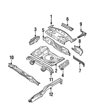B455-71-405 Mazda Genuine Corner Panel