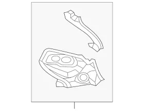 B4ya-71-44ya Mazda Genuine Rear Pillar