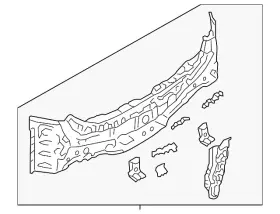 Mazda Bdyp-70-75z Genuine Rear Body Panel