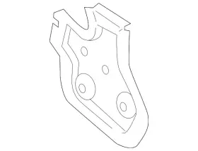 D651-71-14xa Mazda Genuine Quarter Panel Reinforcement