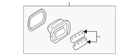 E016-51-920g Mazda Genuine Pressure Vent