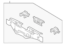 Ef91-53-940b Mazda Genuine Cross-member