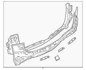 Kbyc-70-75za Mazda Genuine Rear Panel Assembly