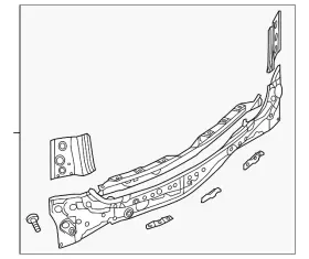 Kd53-70-750b Mazda Genuine Rear Panel Assembly