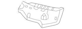 Kmv6-71-481 Mazda Genuine Gutter Extension Kmv6-71-481 Mazda Genuine Gutter Extension