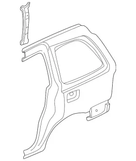 Lcy2-70-410b Mazda Genuine Side Panel Qty 1