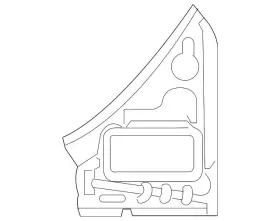 Tk48-70-4a1 Mazda Genuine Quarter Panel Extension
