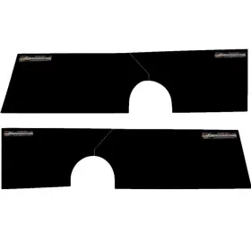 Md3-m22160 Md3 Md3-m22160- Modified Plast Body Panel Kit-left And Right Doors Quarter Panels- Black