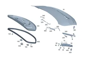 000-990-60-37 Mercedes-benz Genuine Door Hinge Bolt 000-990-60-37 Mercedes-benz Genuine Door Hinge Bolt