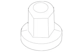 001-988-95-81 Mercedes-benz Genuine Snap Fastener