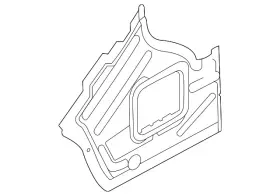 118-637-26-00 Mercedes-benz Genuine Quarter Panel Extension