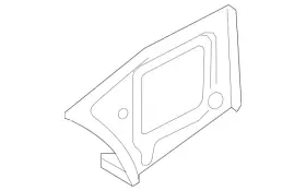 166-637-04-60 Mercedes-benz Genuine Rear-end Floor