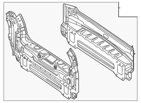167-640-44-00 Mercedes-benz Genuine Rear Body Panel