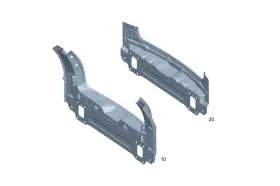 167-640-45-00 Mercedes-benz Genuine Rear-end Center Section