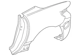 172-630-07-21 Mercedes-benz Genuine Quarter Panel