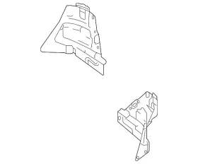 172-640-01-00 Mercedes-benz Genuine Corner Panel