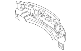 190-640-69-00 Mercedes-benz Genuine Rear Body Panel