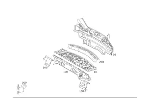 Mercedes-benz 204-640-17-71-28 Genuine Mercedes-benz Paneling