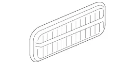 Mercedes-benz 206-830-17-01 Genuine Mercedes-benz Quarter Panel Vent
