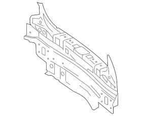 207-640-07-71 Mercedes-benz Genuine Rear Body Panel