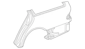 210-630-30-21 Mercedes-benz Genuine Lower Panel