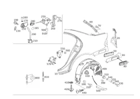 211-630-20-60 Mercedes-benz Genuine Floor 211-630-20-60 Mercedes-benz Genuine Floor