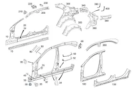 213-636-12-00 Mercedes-benz Genuine Strut